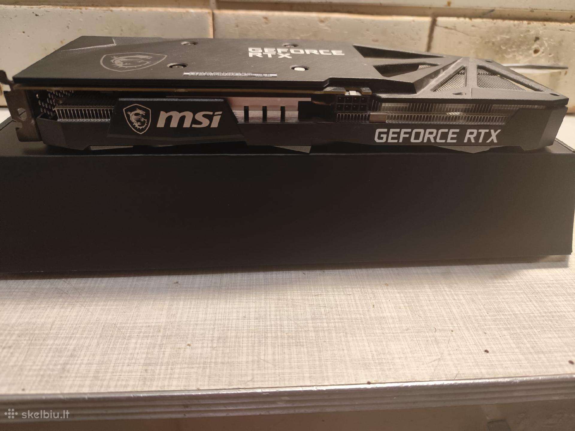 Vaizdo korta Geforce Rtx, 3060, 8gb Msi