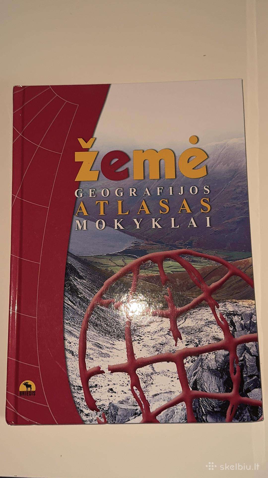 Geografijos atlasas mokyklai „žemė“ (Briedis)