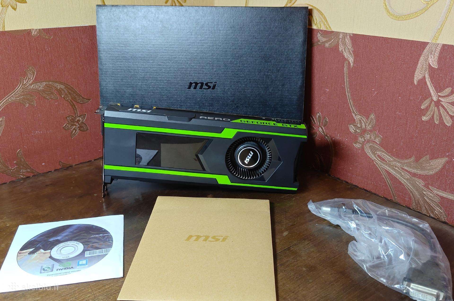 Msi Geforce Gtx 1080 Ti 11gb vaizdo plokštė