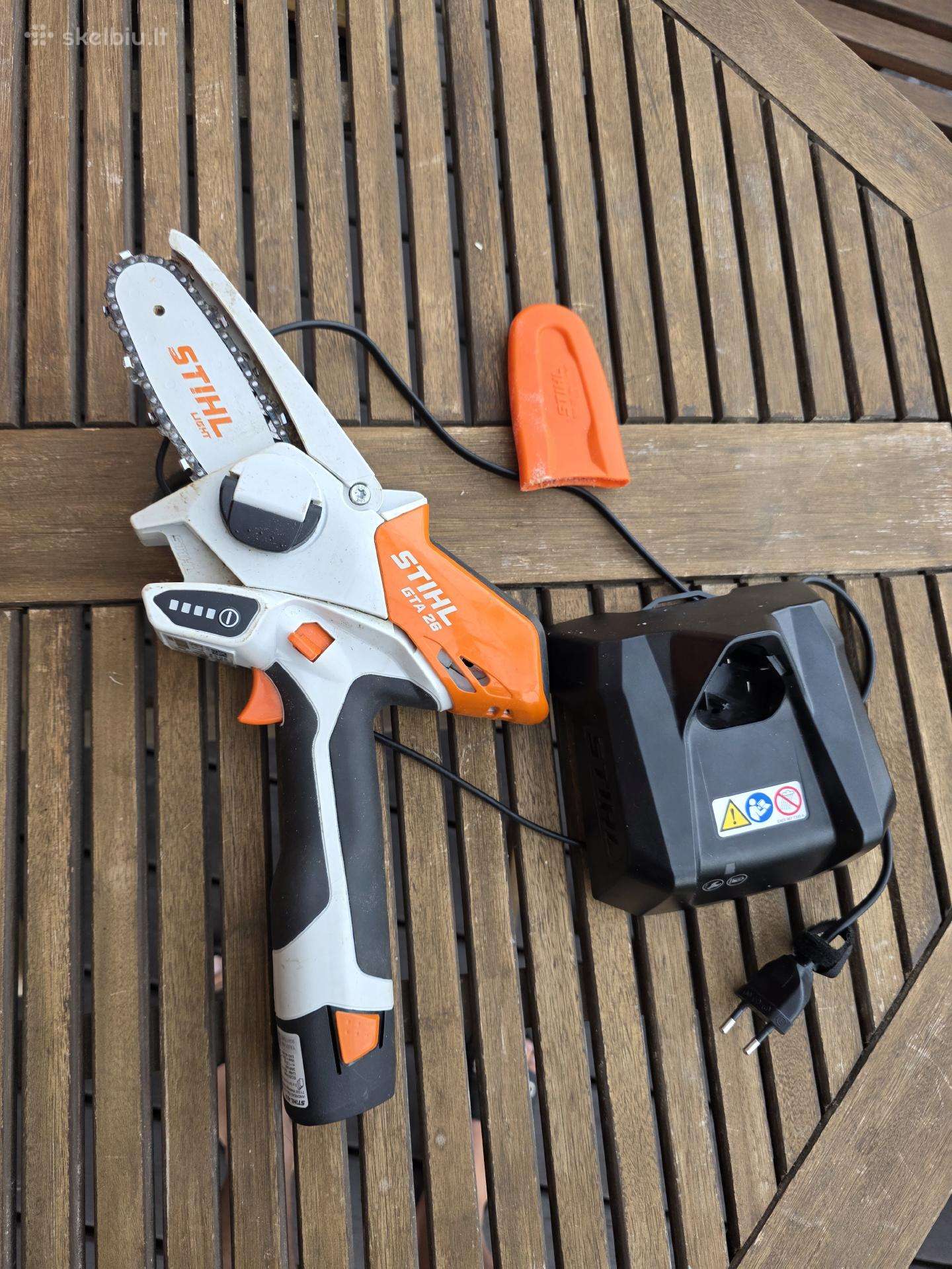 Stihl gta26 akumuliatorinis pjūklas