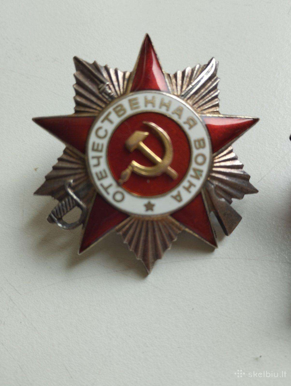 Karinis sidabrinis orginalus ordinas