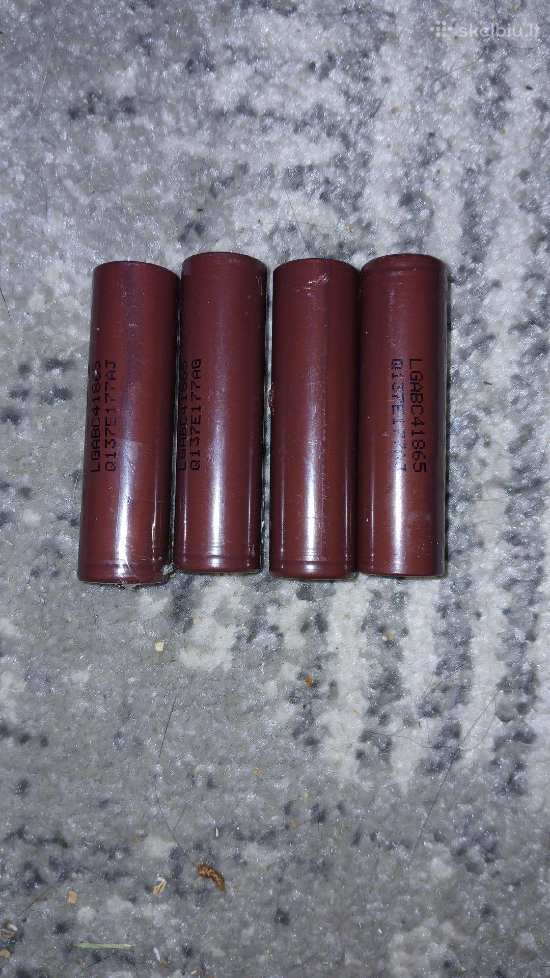 Parduodu 4vnt LG Mj1 Lgabc41865 3500mah 18650