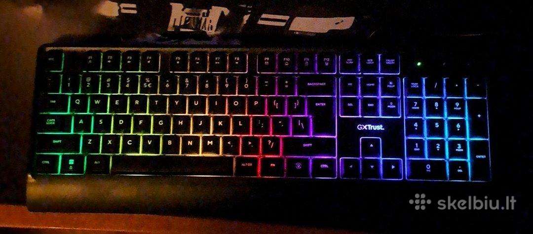 Trust Gxt 792 Quadrox. Klavetura Utena iš ranku