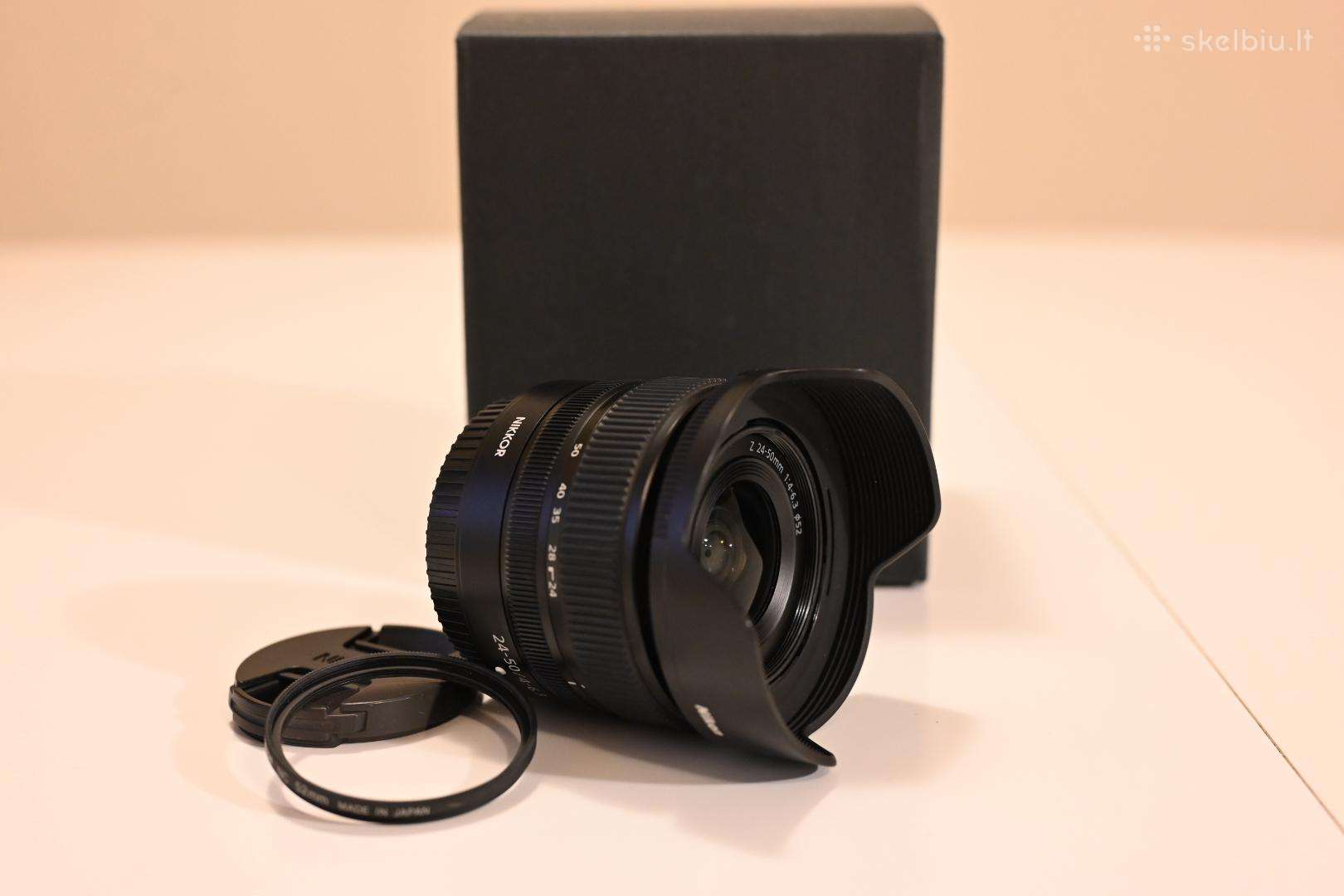 Nikkor Z 24-50mm (naujas) su Nikon Nc filtru
