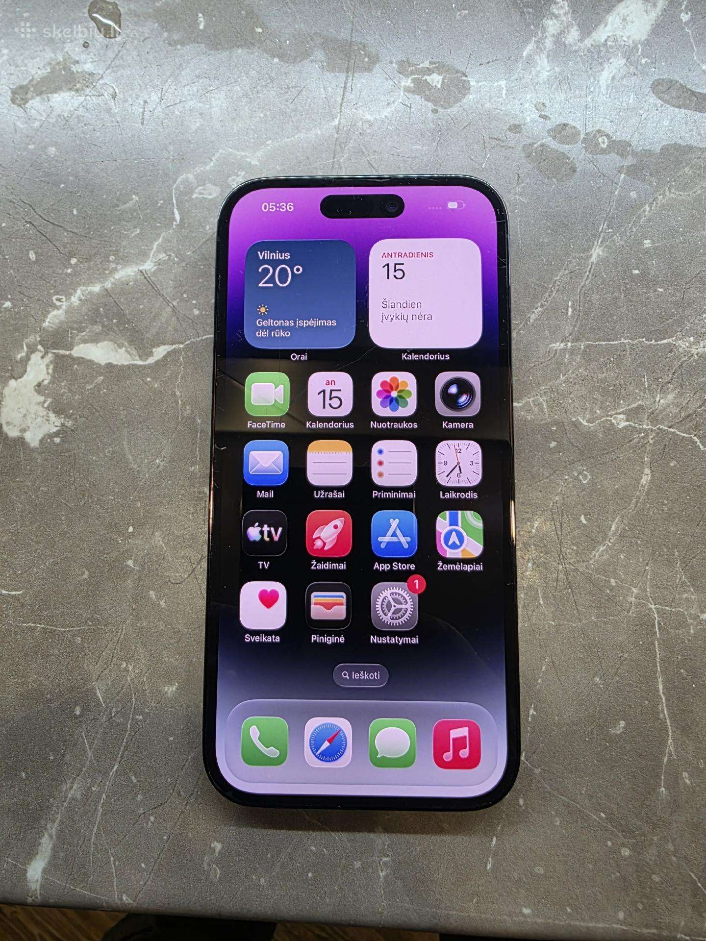 Puikios būklės iPhone 14 Pro