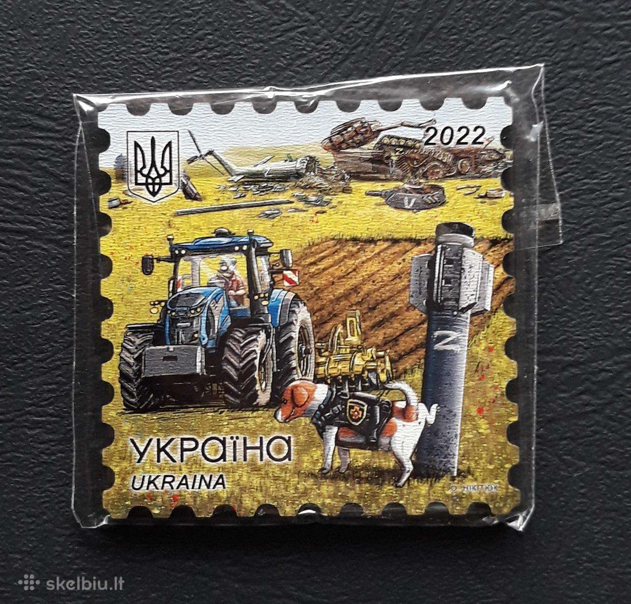 Ukraina Karas 2022 Šuo Patronas Magnetas 92
