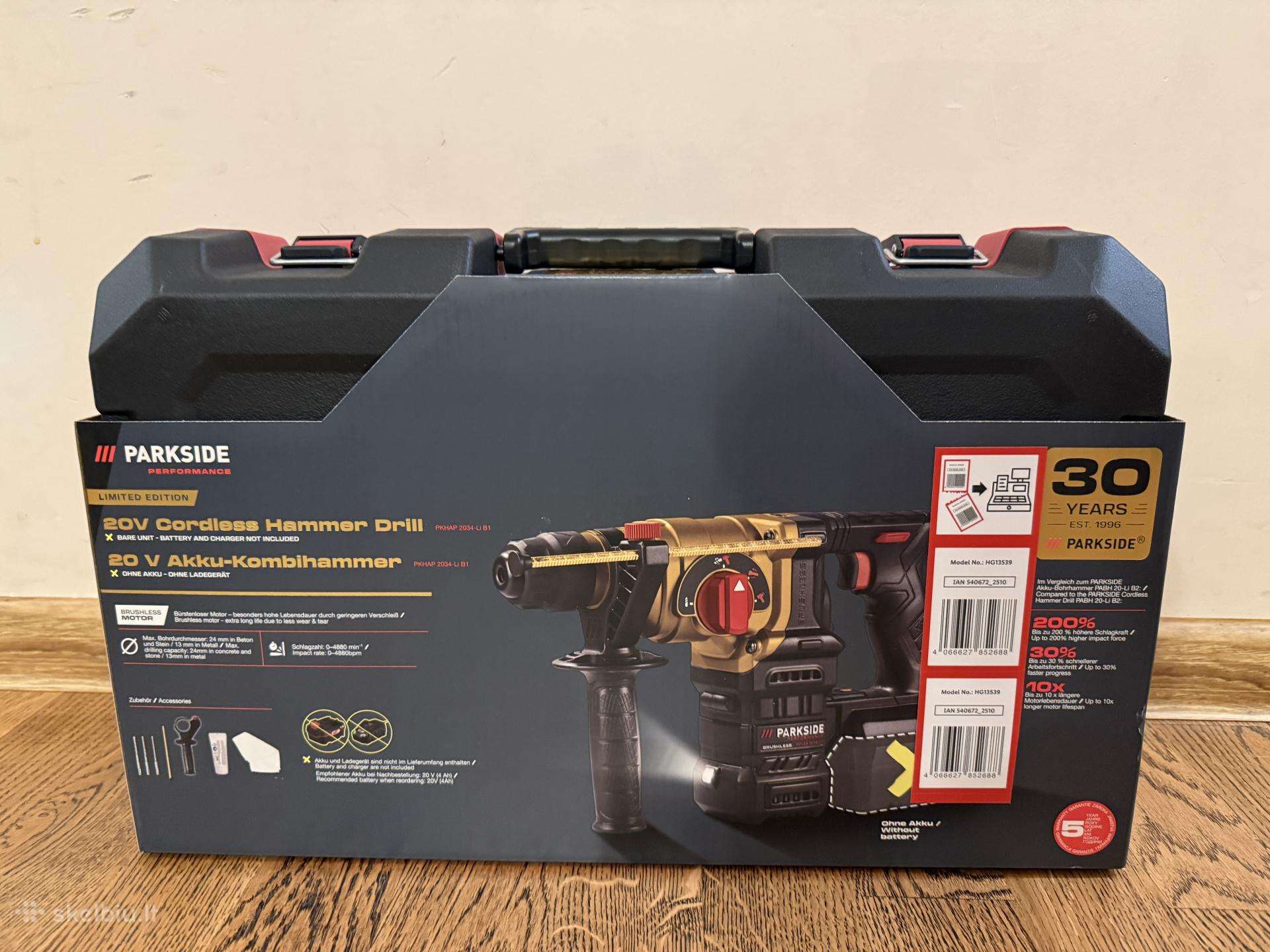 Parkside Performance perforatorius 20v 3j