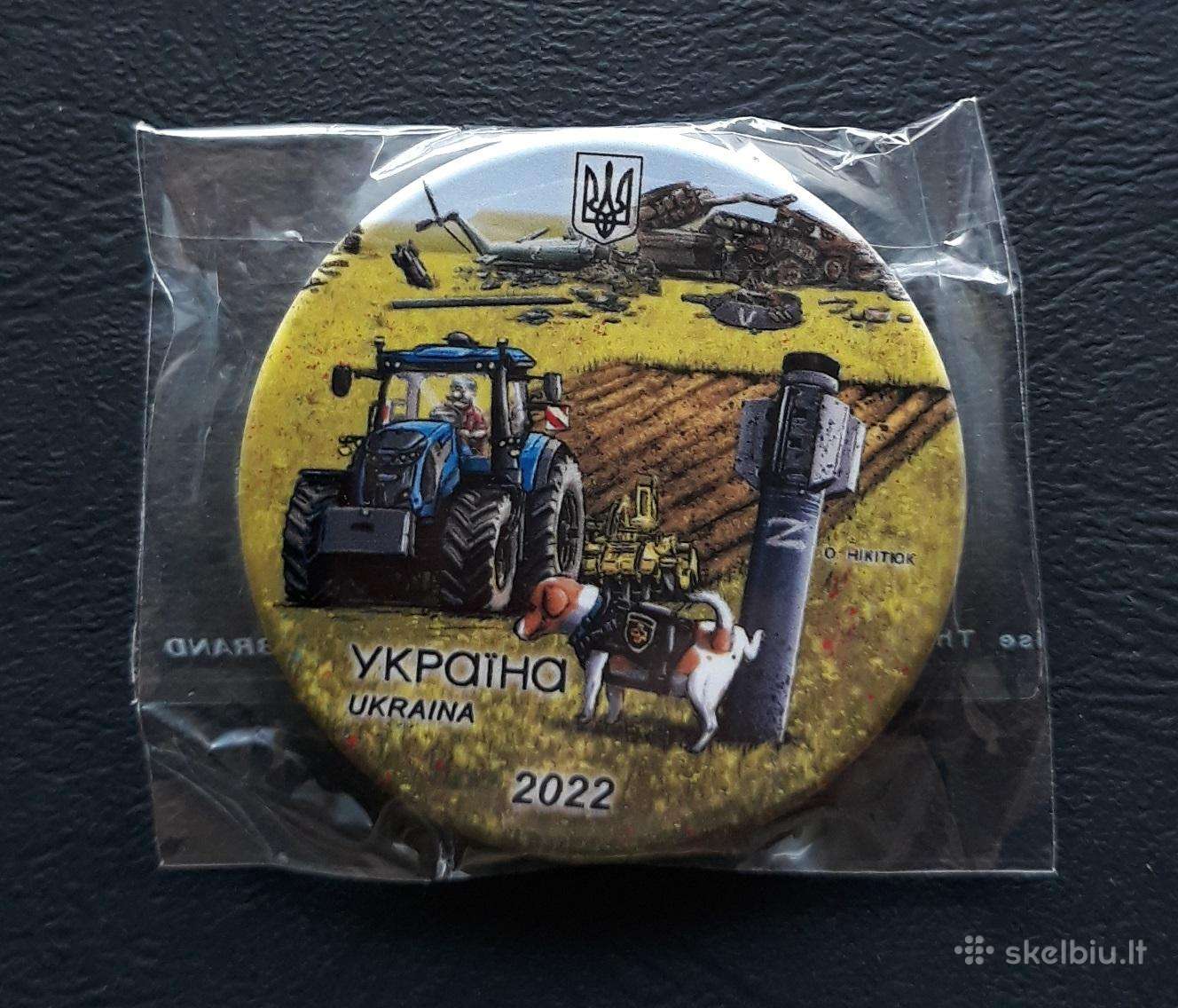 Ukraina Karas 2022 Šuo Patronas / Ženkliukas 92