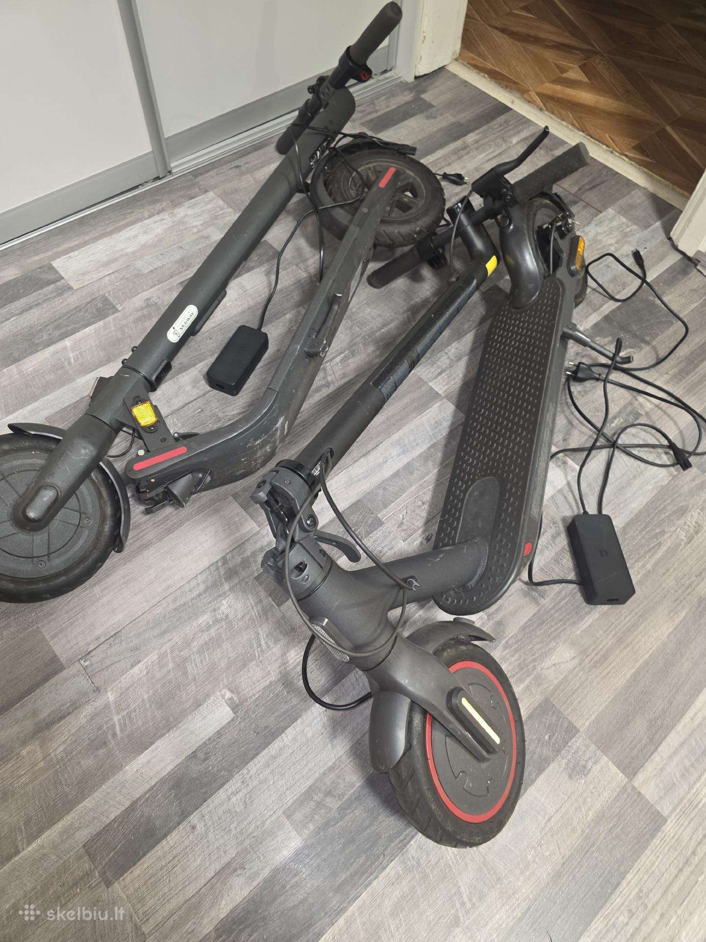 Parduodami naudoti paspirtukai pro 2 ir ninebot e2