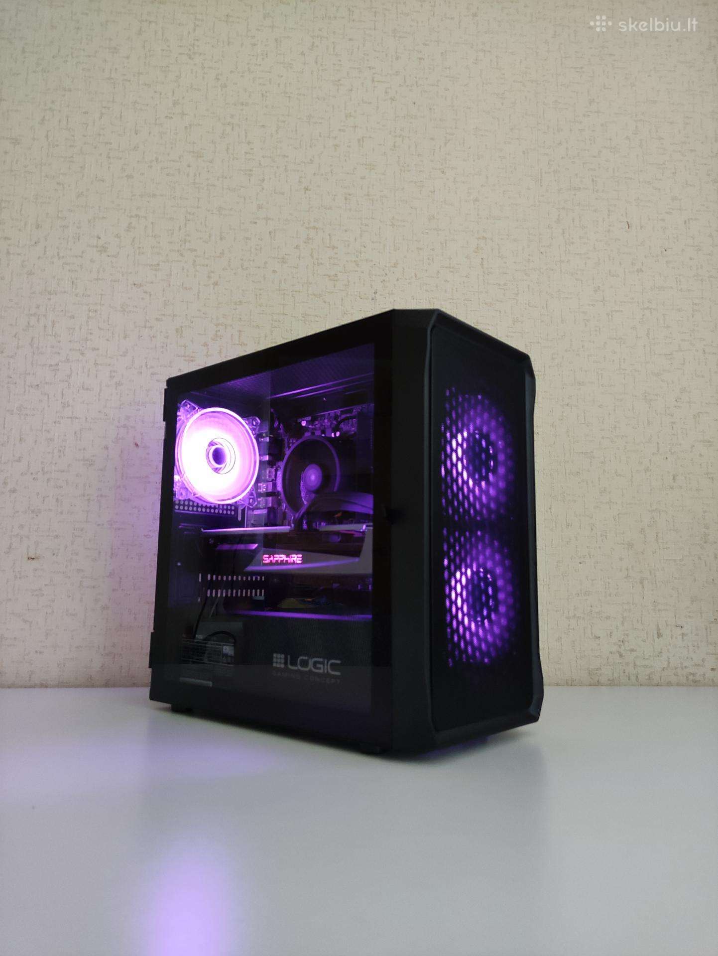 Kompiuteris Ryzen 5-rx5700xt-16gb RAM-windows 11