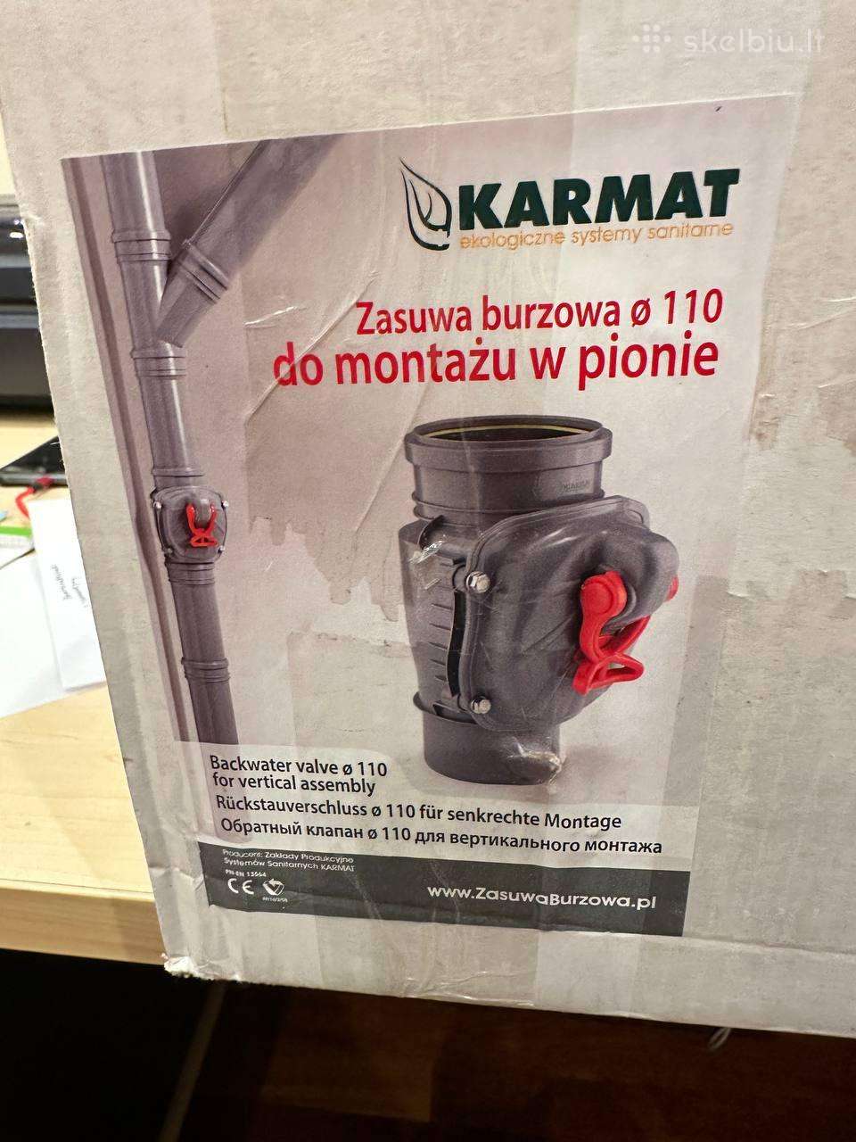 Karmat Zb110 Pion kanalizacijos atbulinis vožtuvas