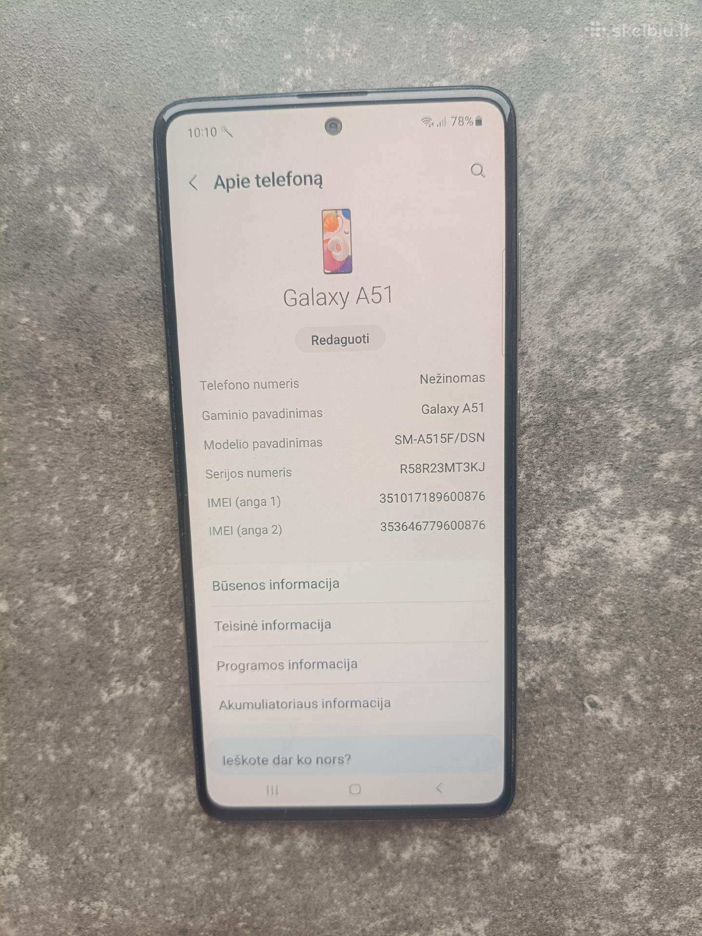 Samsung Galaxy A51