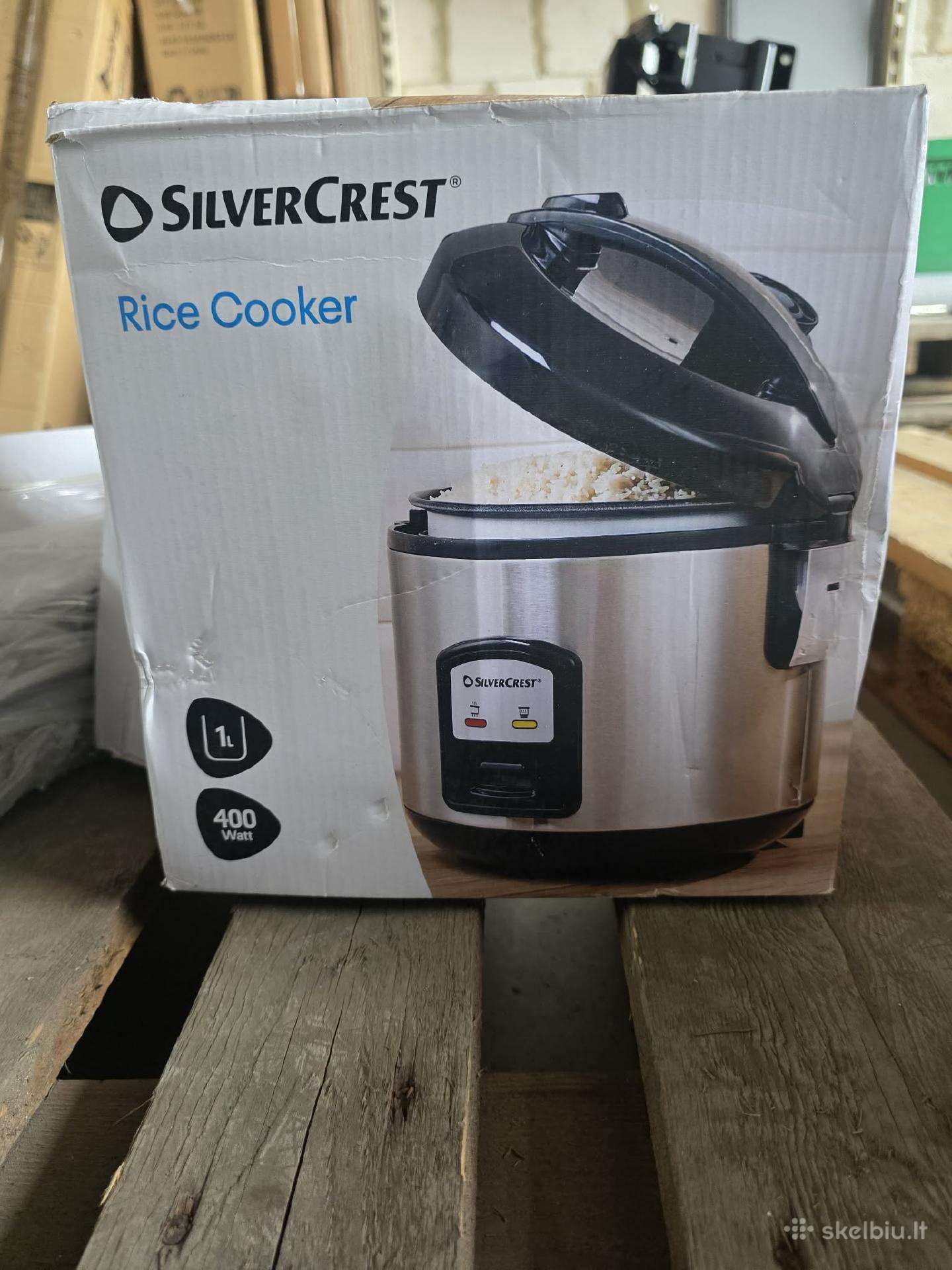 Silvercrest ryžių virimo puodas ir netik