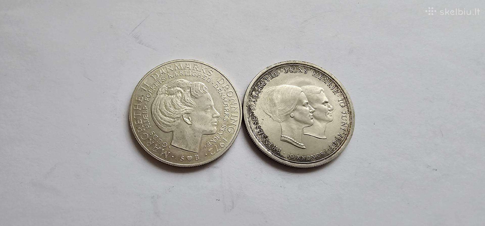 1967-1972 10 kronu Danija Unc