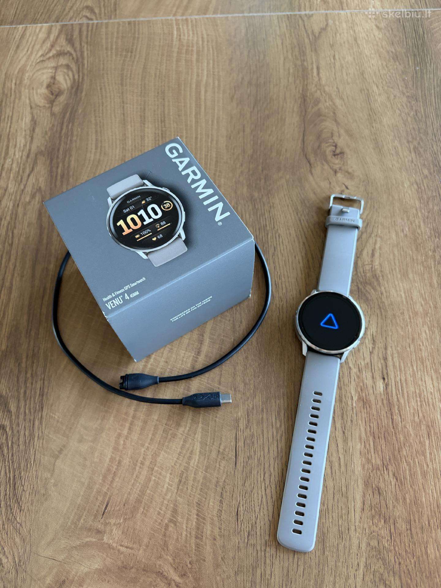 Parduodu Garmin Venu4 45mm pilkas