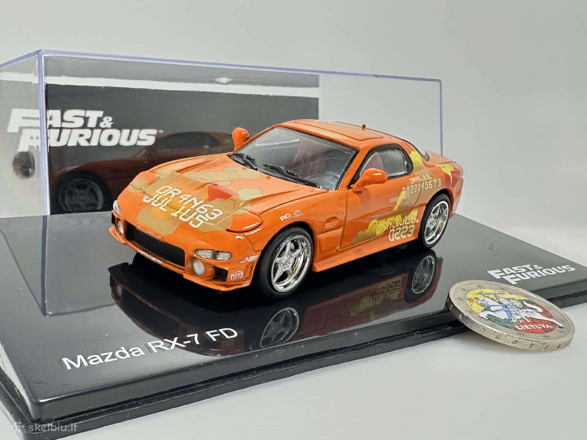 Mazda Rx-7 Fd 1993 Julius oranžinė 1:43 1:43