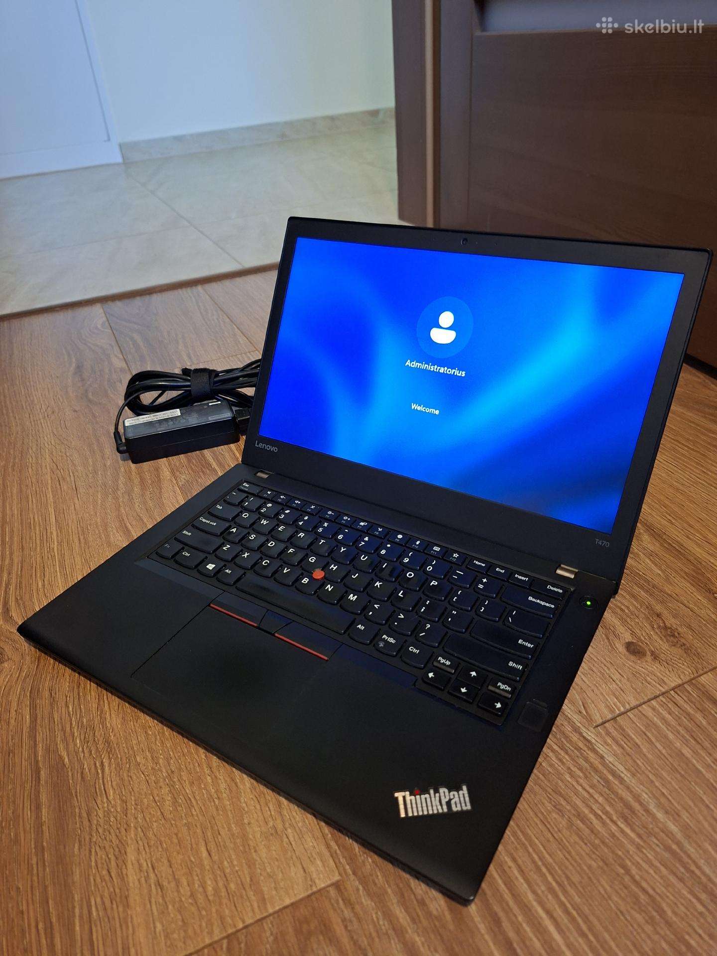 Parduota Lenovo T470 i5 7200u 128gb 4gb Touch