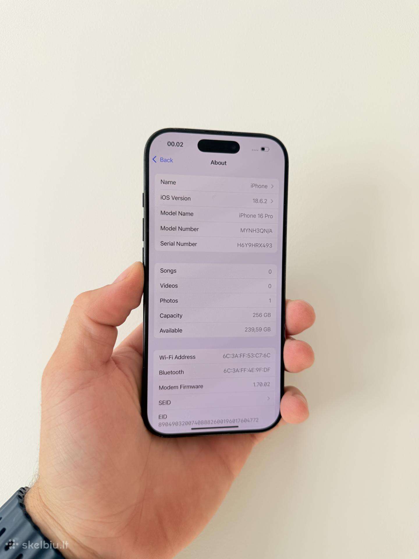 iPhone 16 Pro 256