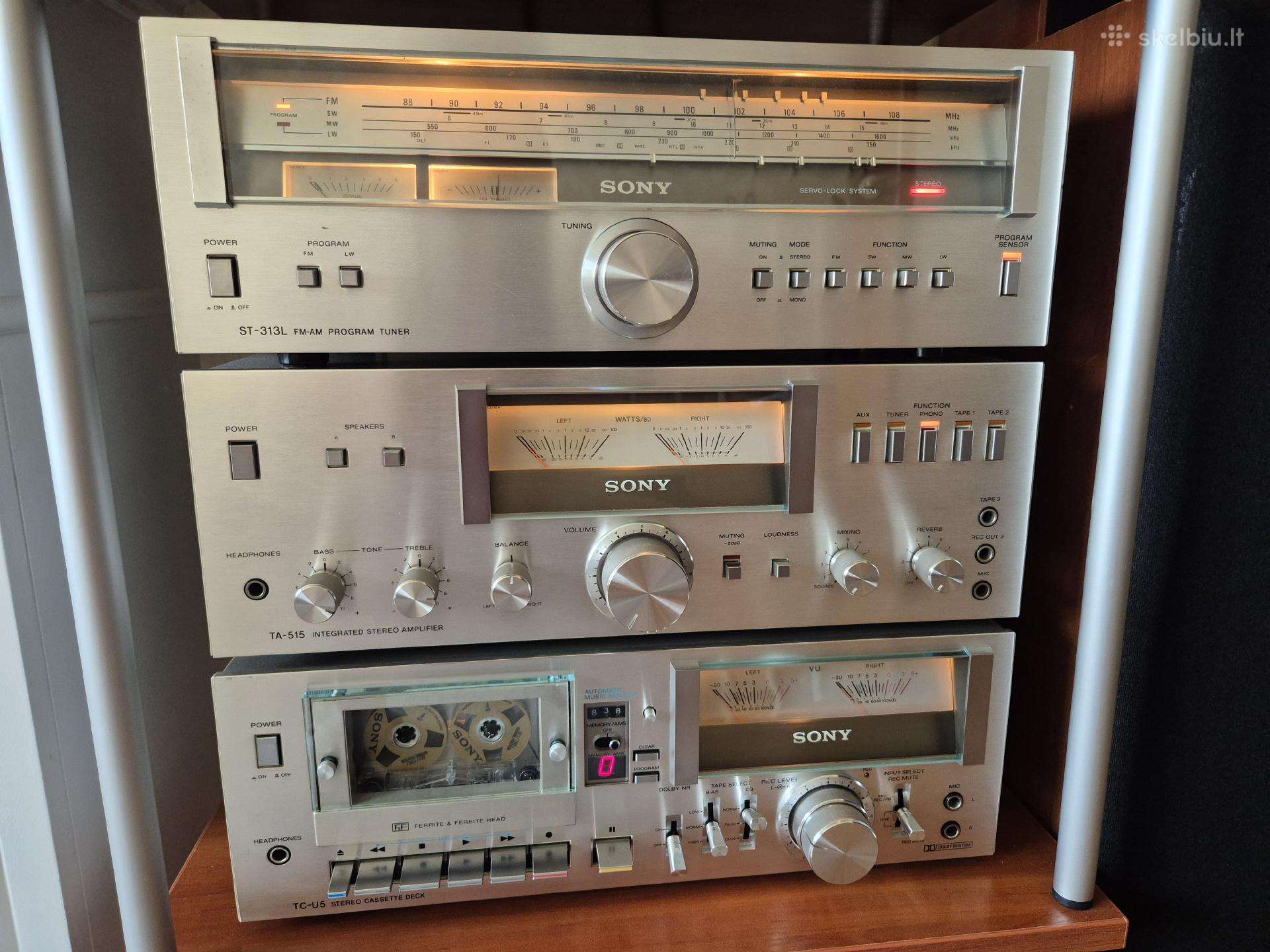 Sony vintažinis komplekt Sony ta 515,st 313,tc u5
