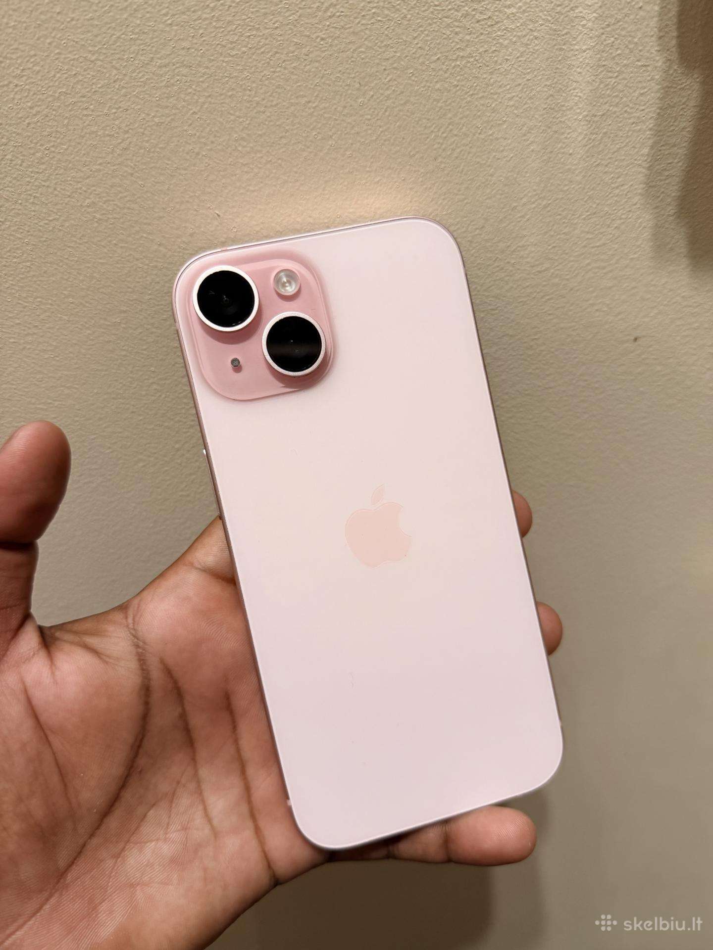 iPhone 15 Pink128gb with Applecare+ till July 2027