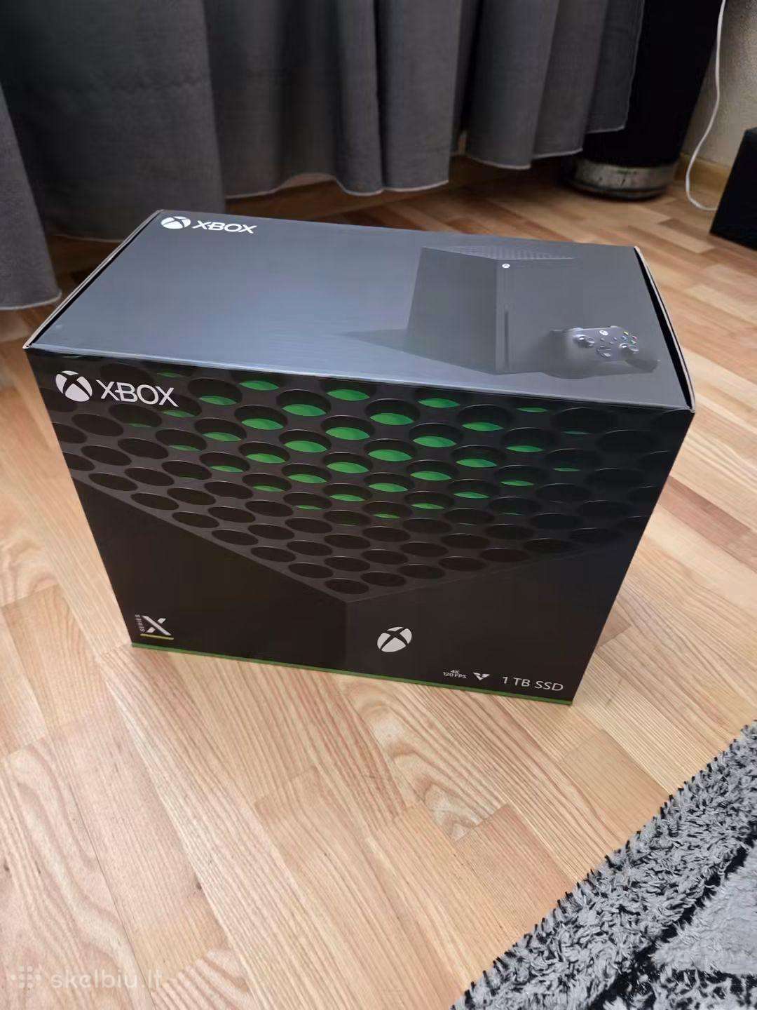 Naujas Xbox Series X 1tb 12men Garantija