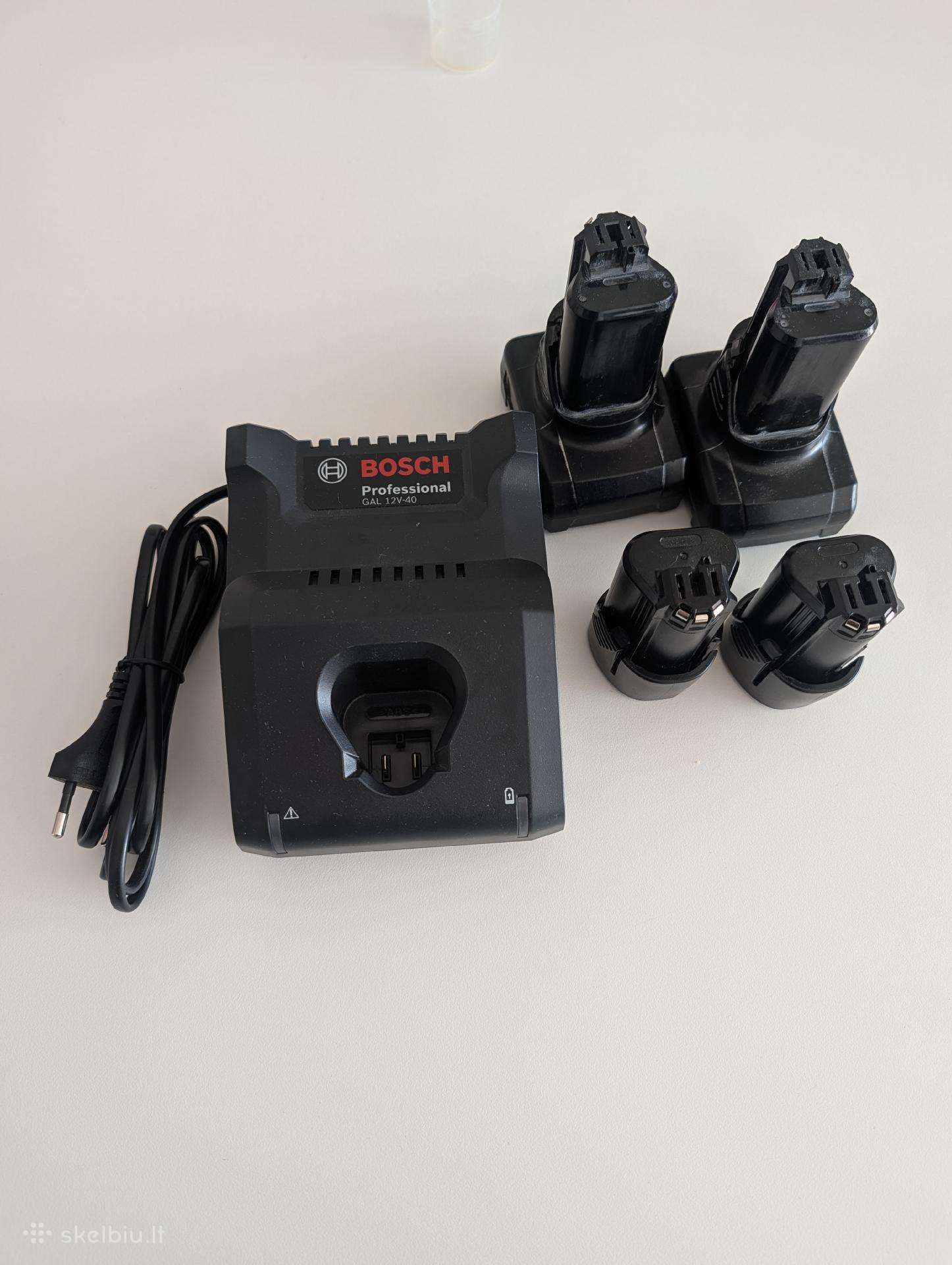 Bosch 12v akumuliatoriai 3ah 6ah kroviklis