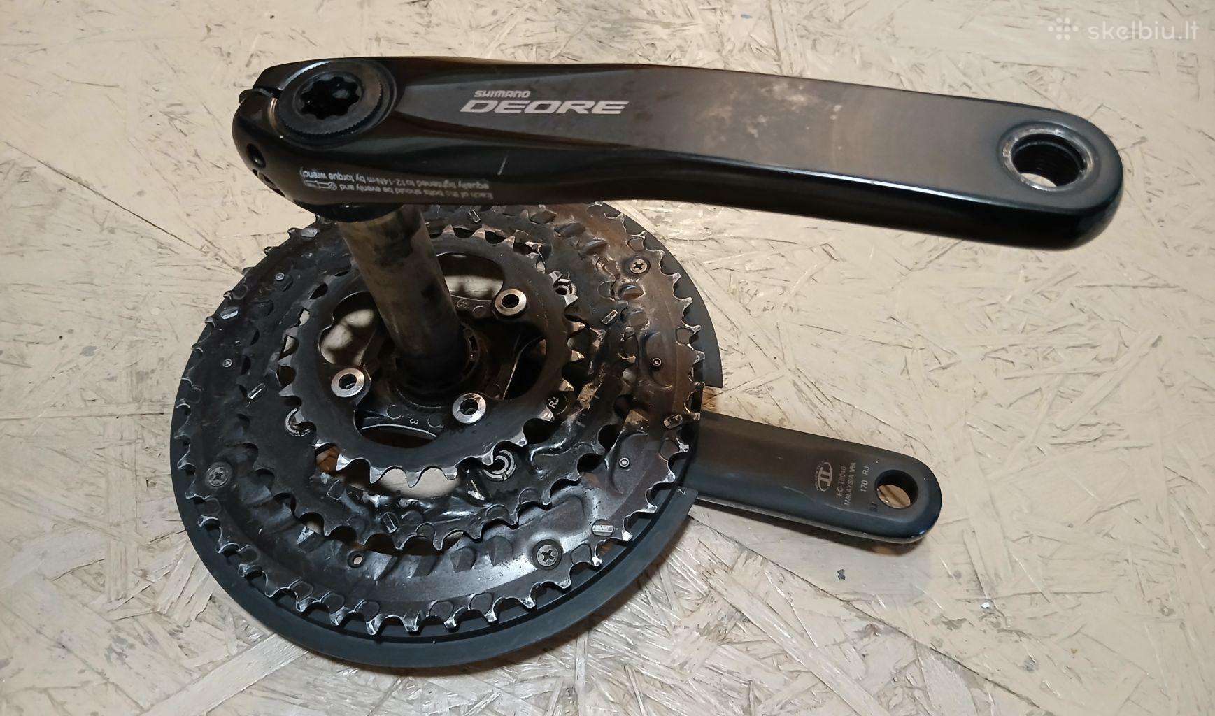 Shimano 3x priekinis žvaigždžių blokas
