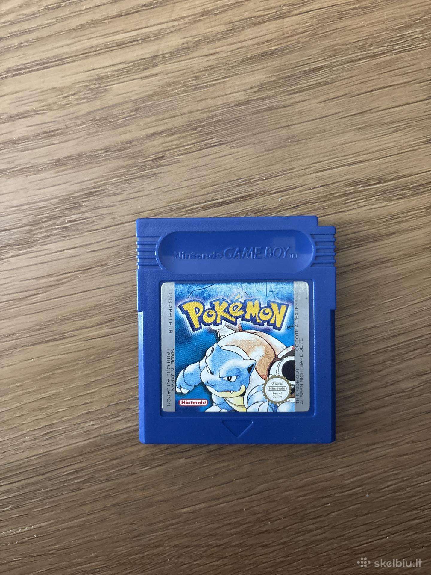 Nintendo Game Boy Pokmon Blue – originali žaidimo