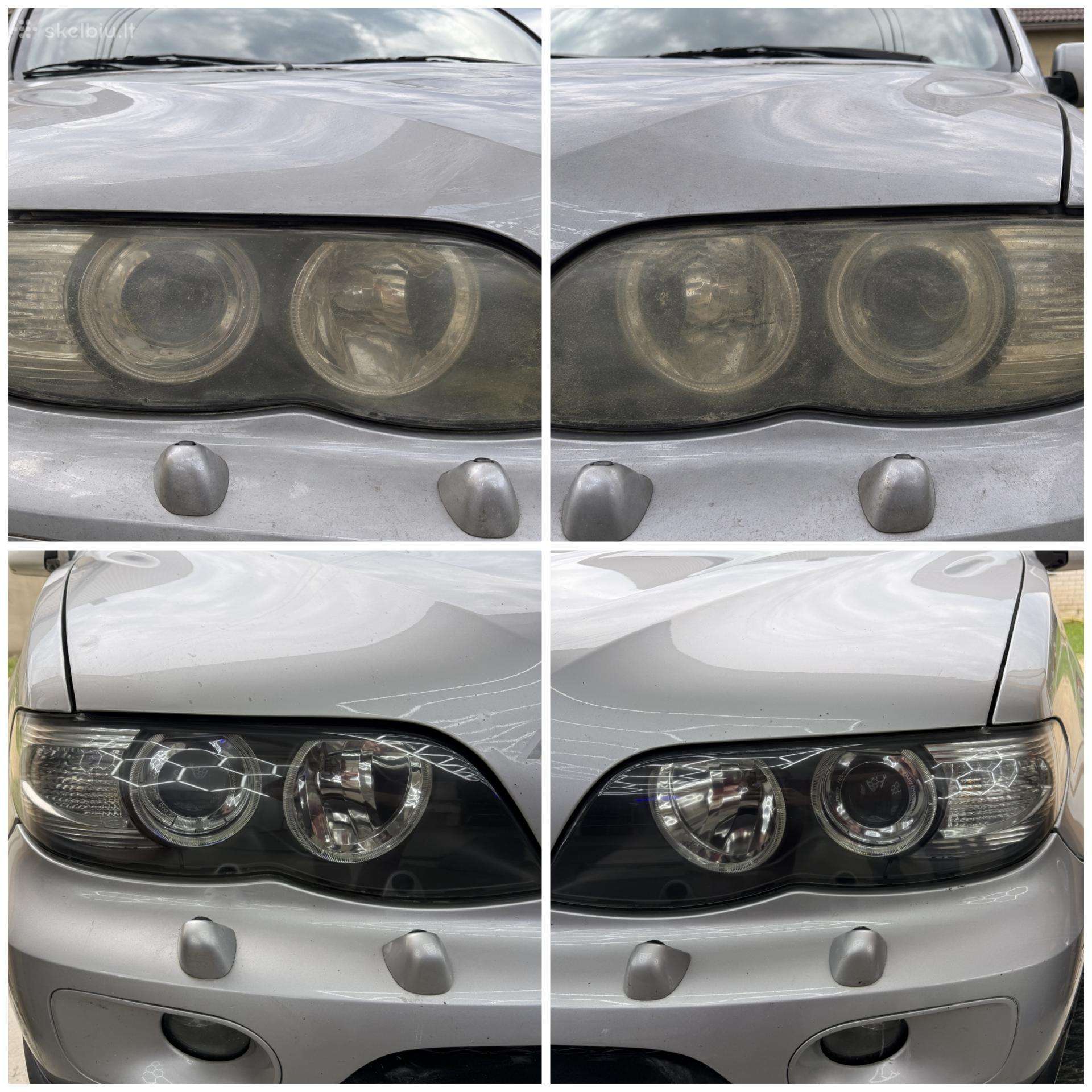 Poliravimas, Auto dažymas, Cheminis valymas