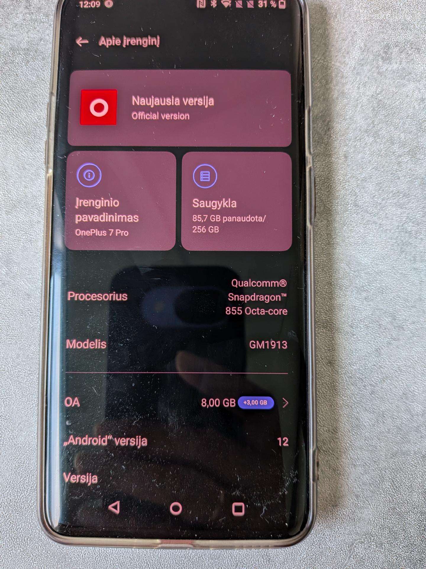 Telefonas Oneplus 7pro