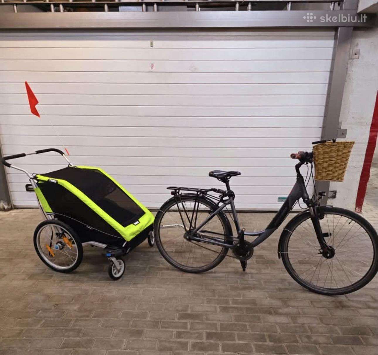 Dviračio priekaba/slidės Thule Chariot Cheetahxt2