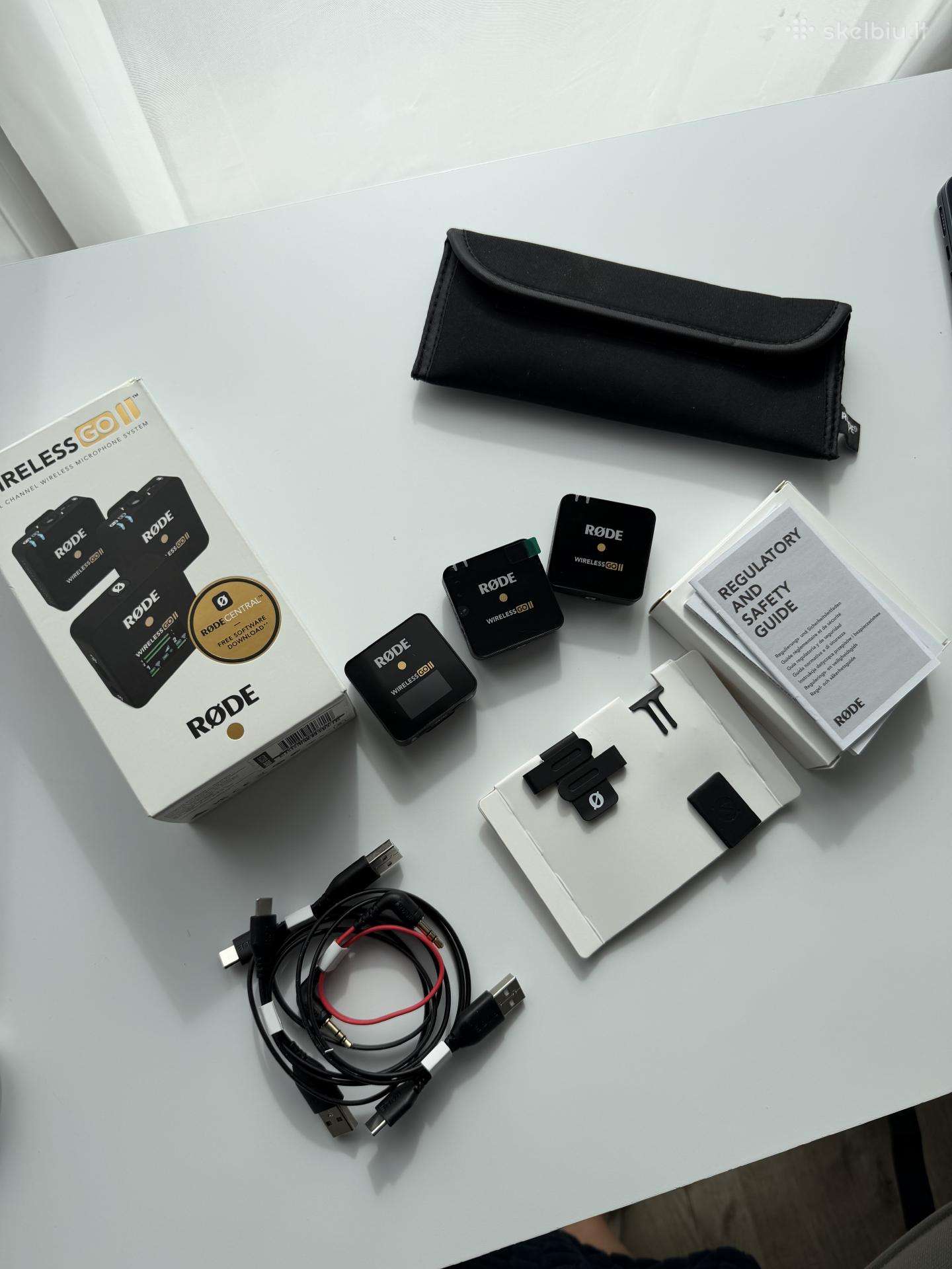 Rde Wireless Go II – pilnas komplektas