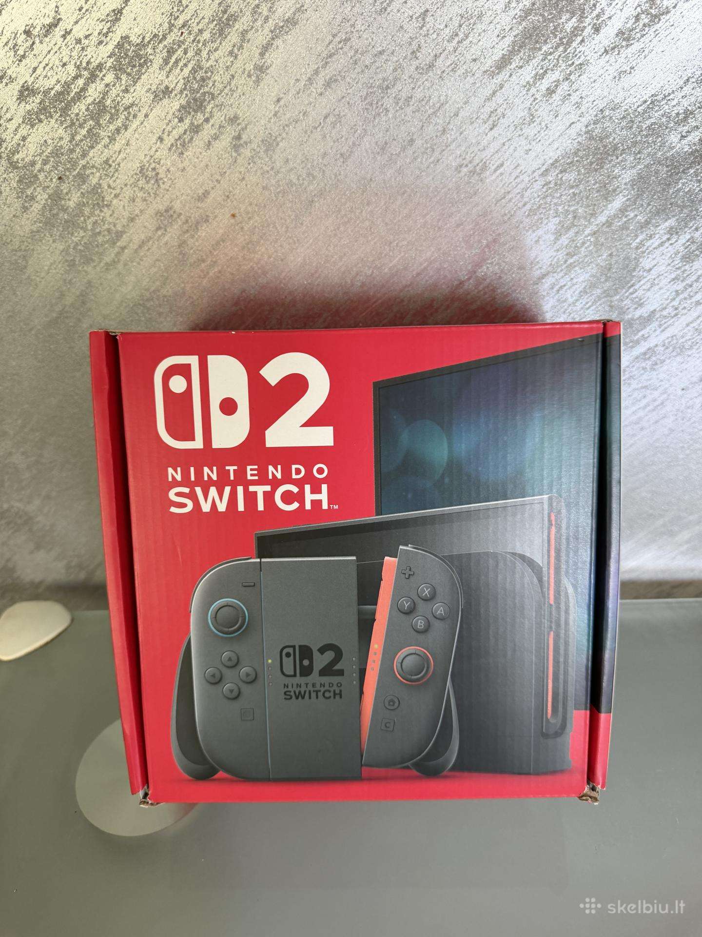 Nintendo Switch 2 visiskai naujas, neisluptas