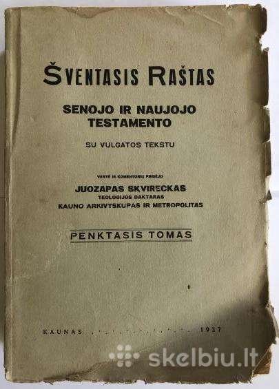 Ieškau Pirkti: J. Skvirecko Biblijos tomus