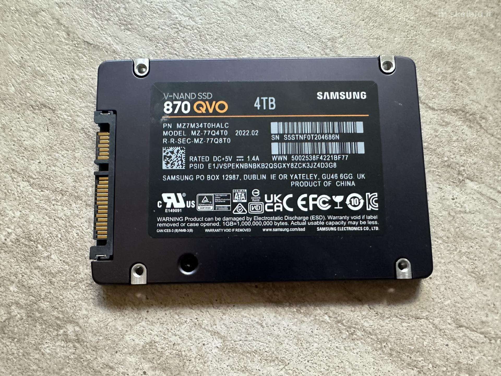 4tb Samsung 870 Qvo