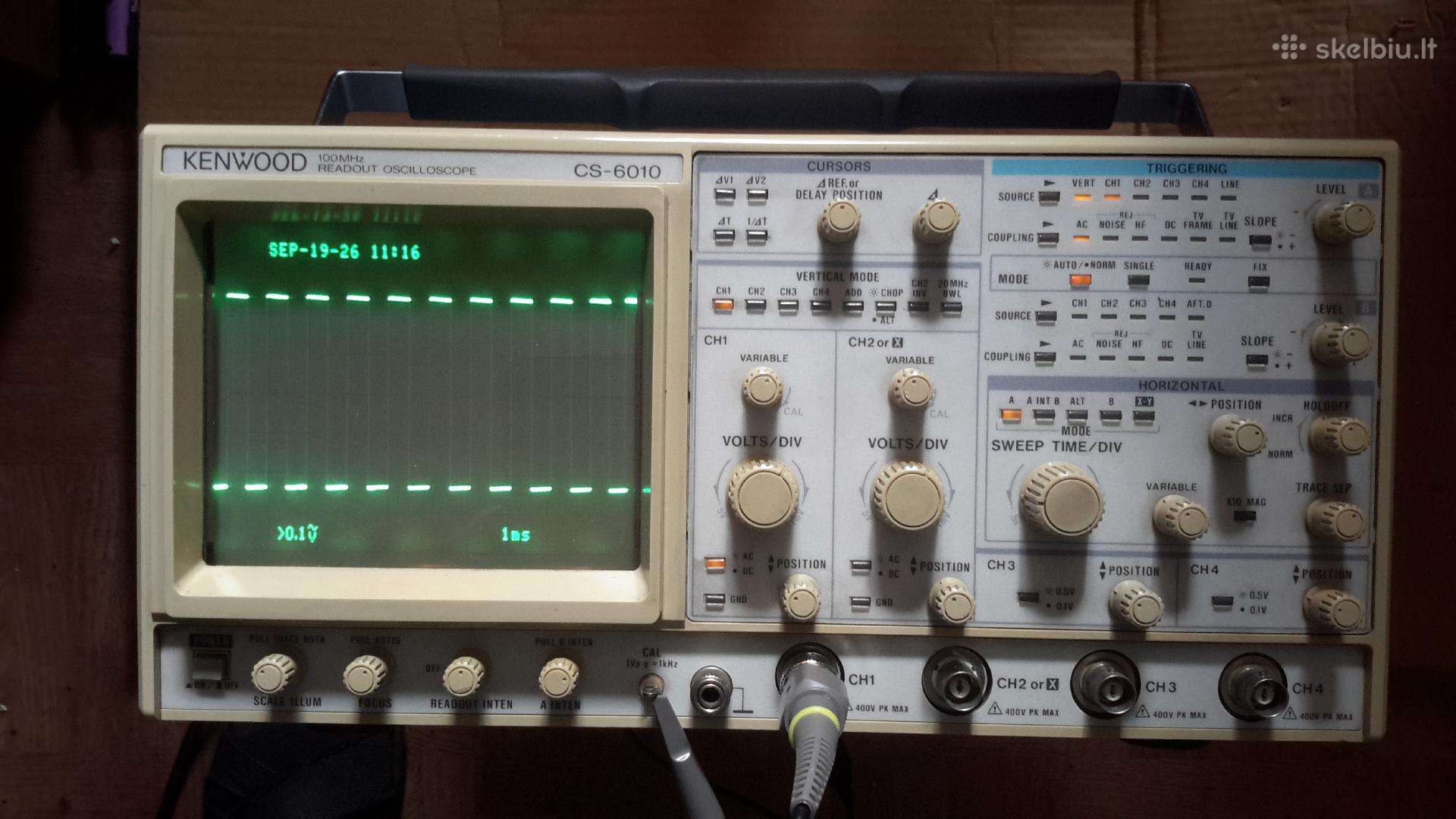 Oscilografas 100mhz