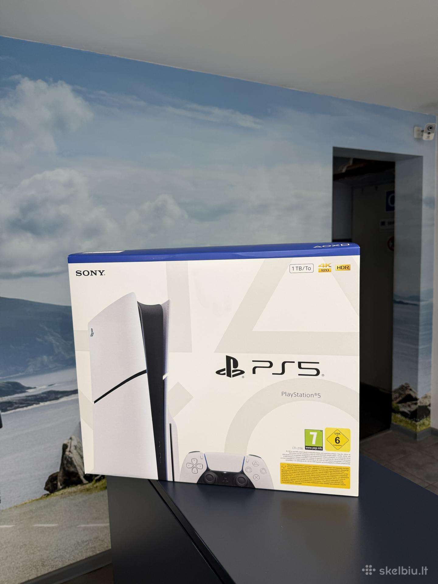 Naujas Playstation 5 slim 1tb disc drive