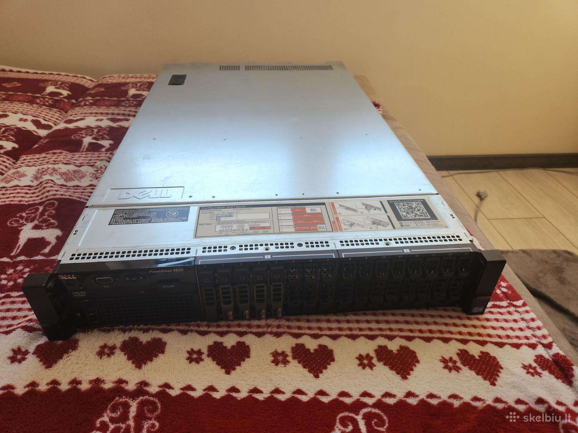 Parduodu Dell Poweredge R820 serveri