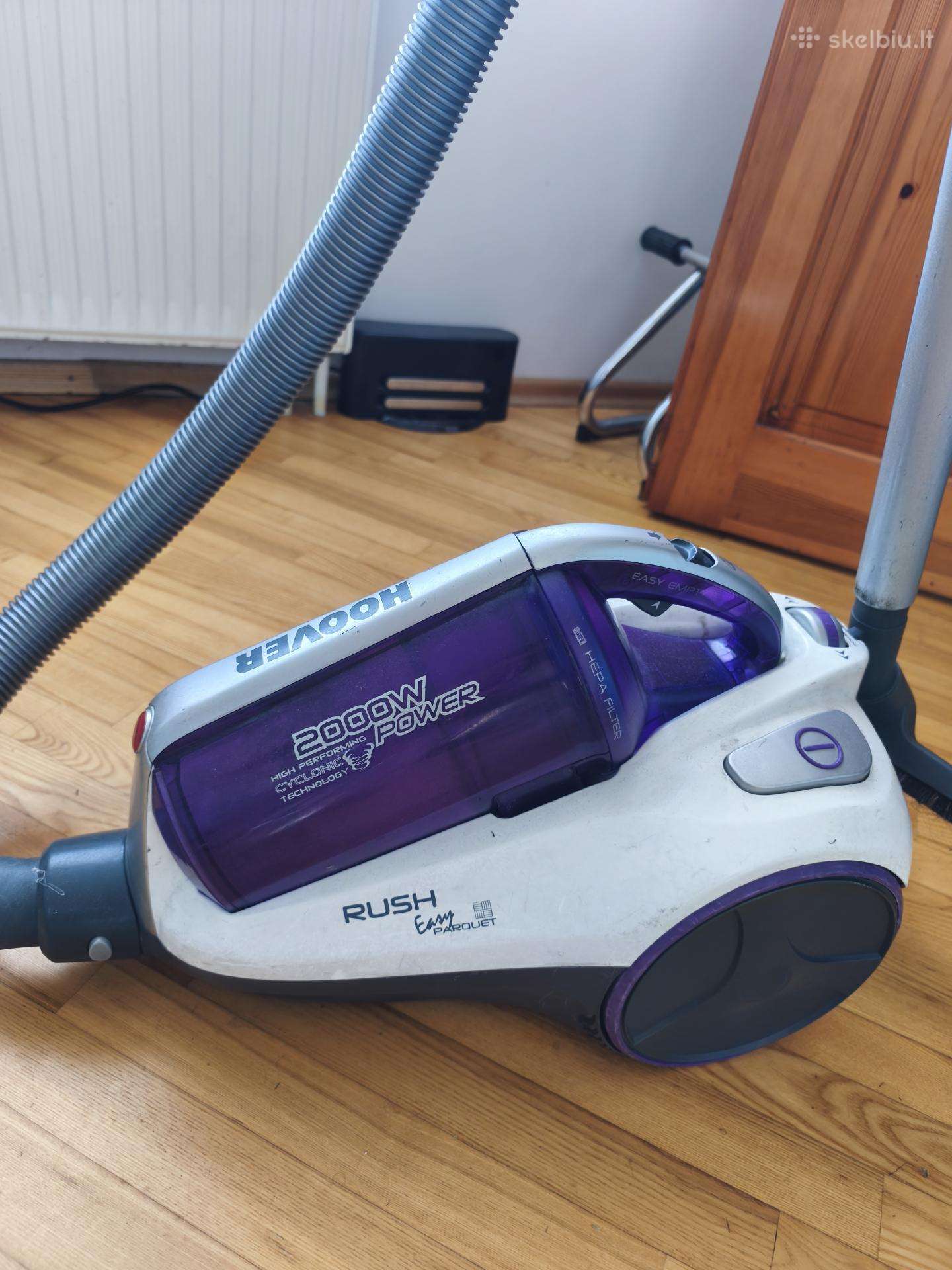 Hoower siurblys 2000w siurbia į talpą