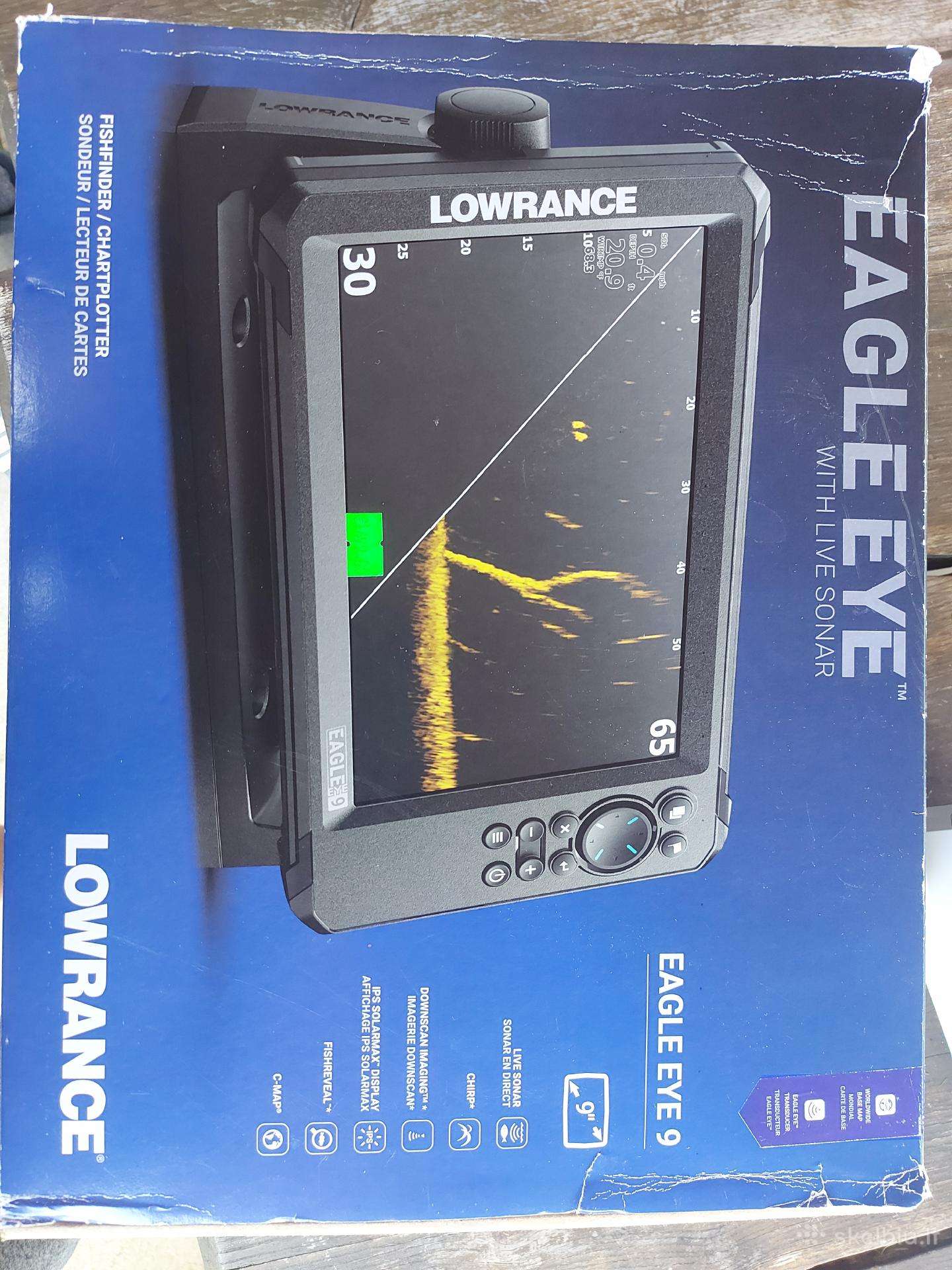 Lowrance eagle eye 9 su live sonaru