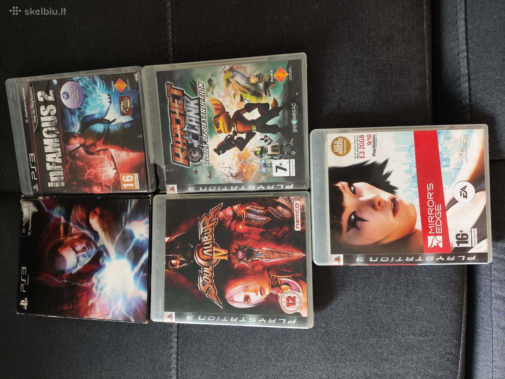 Populiarūs Playstation 3 (PS3) žaidimai.