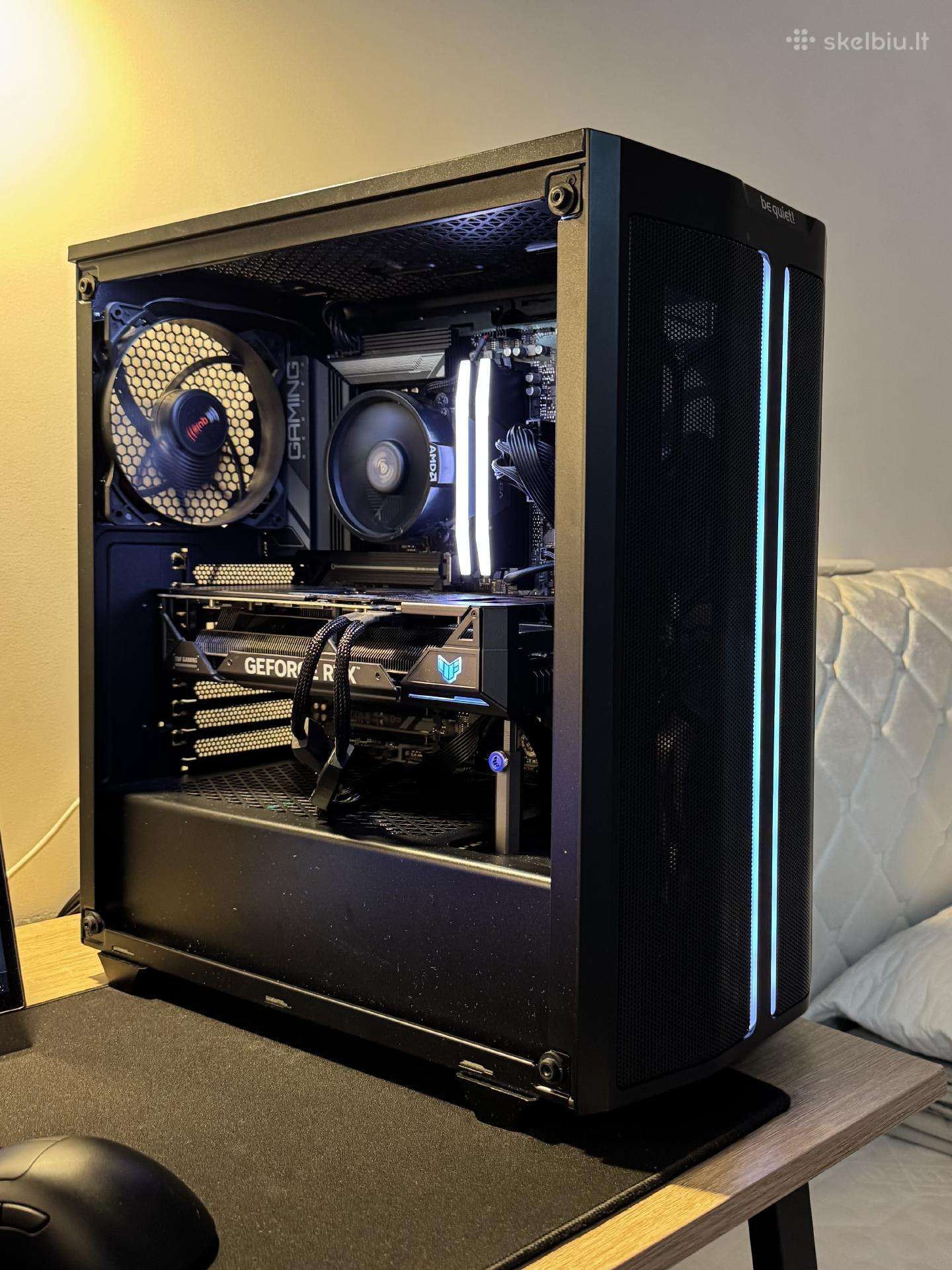 Žaidimų kompiuteris – Ryzen 7 7800x3d + Rtx 4070 S