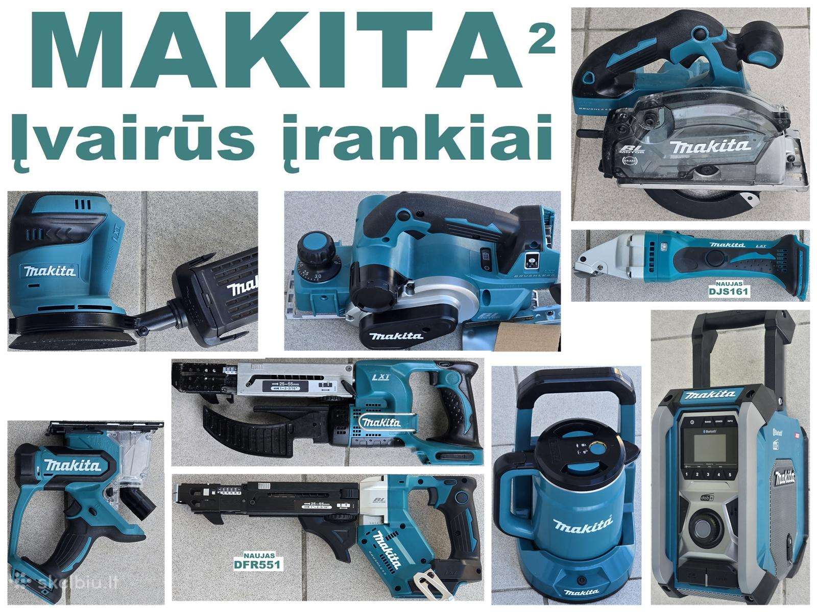 Makita įvairūs įrankiai 2