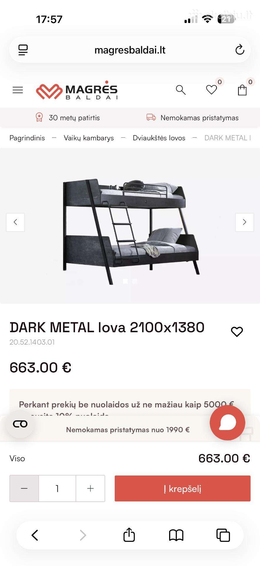 Dviaukste lova