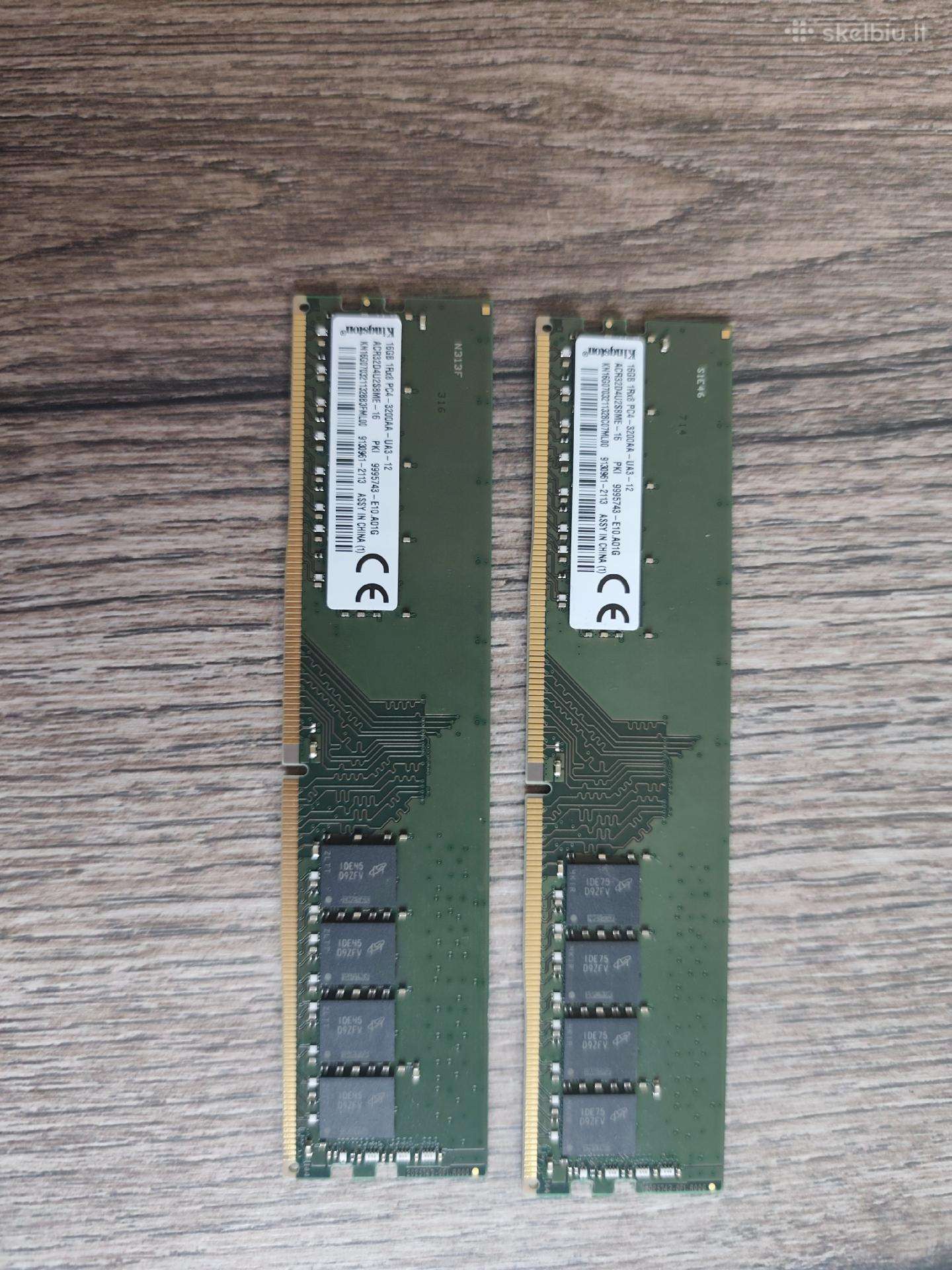 Ddr4 2x16gb 3200mhz Kingston