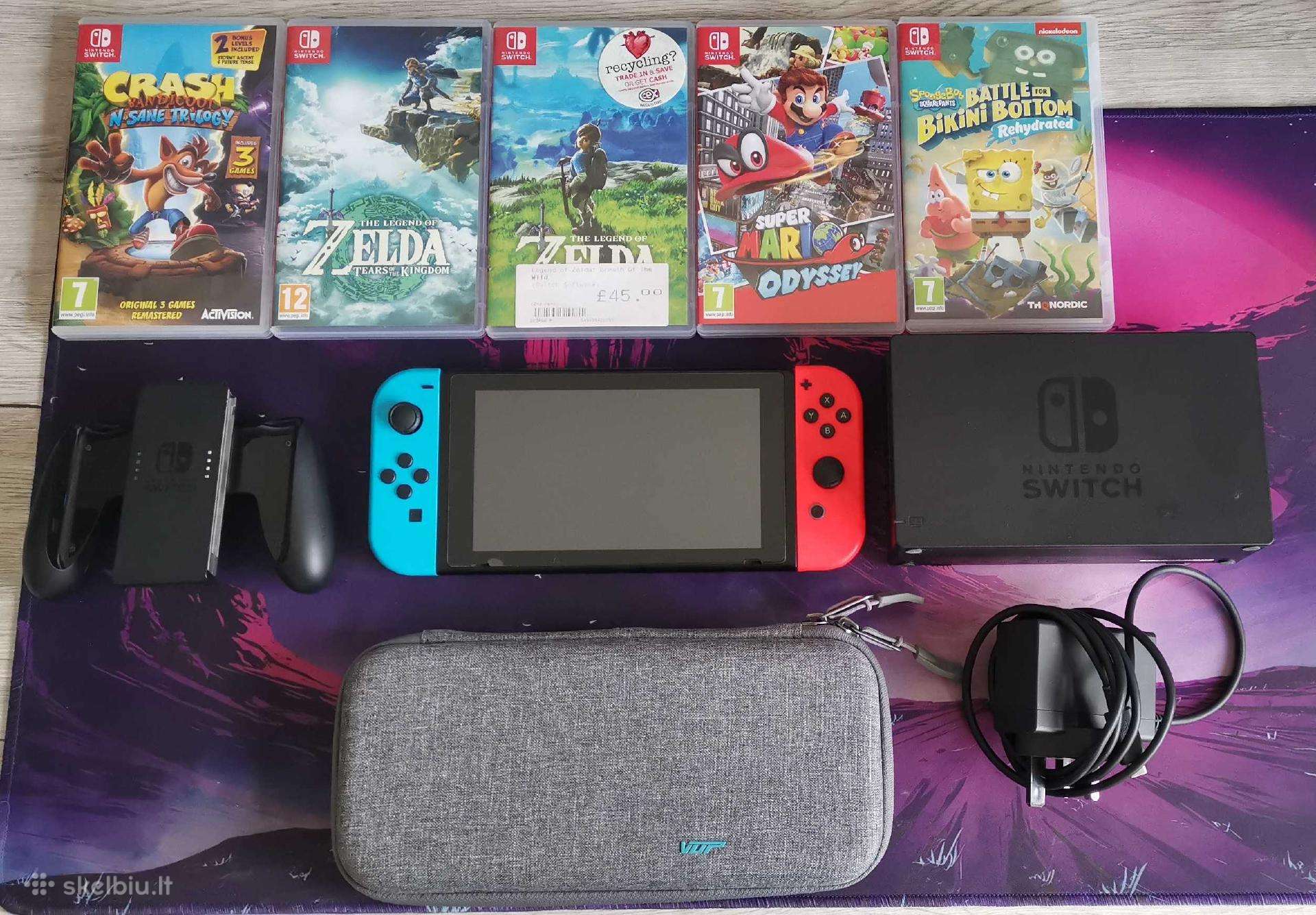 Nintendo Switch su žaidimais