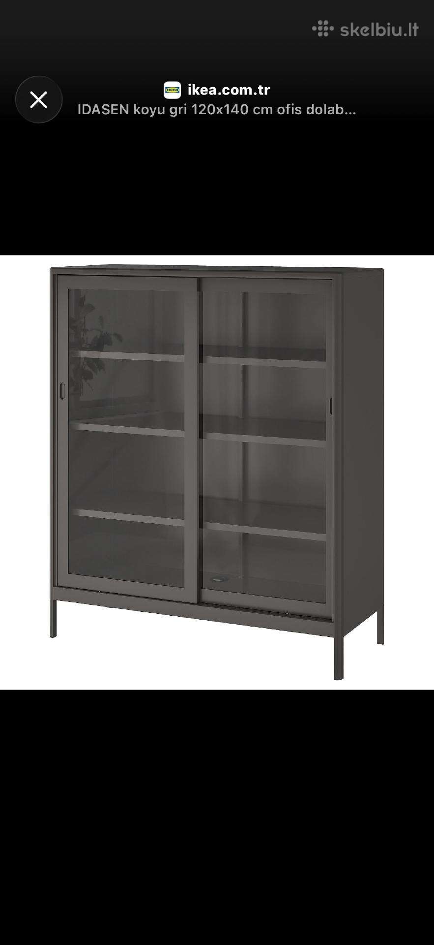 Ikea metaline spintele su slankiojančiomis