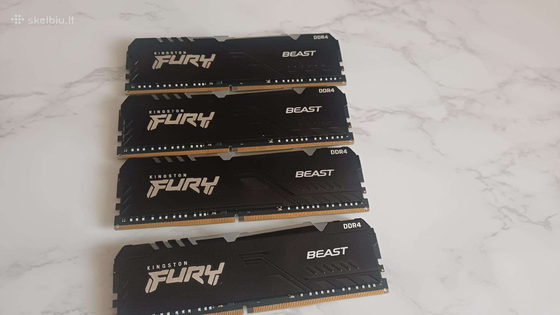 Kingston 32 GB, Ddr4, 3200mhz, naudota