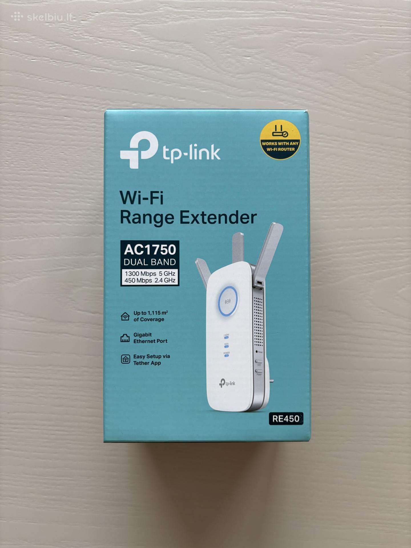 Tp-link wi-fi Re450 stiprintuvas