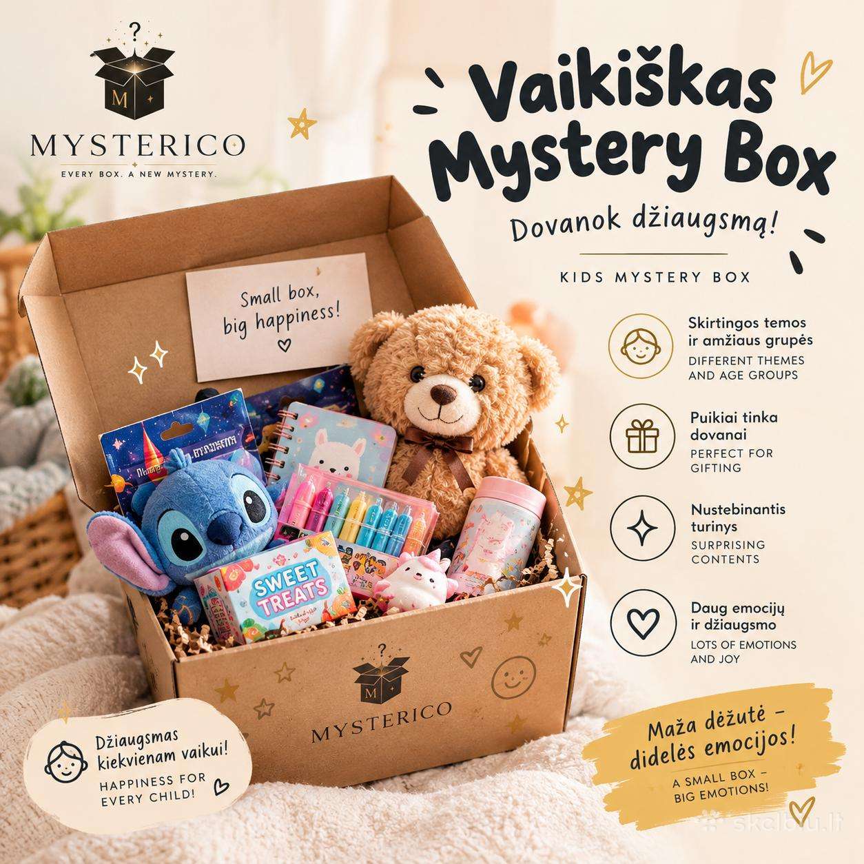 Vaikiška Mystery Box